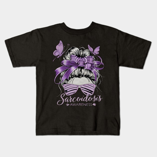 sarcoidosis awareness Kids T-Shirt by Japanese Fever